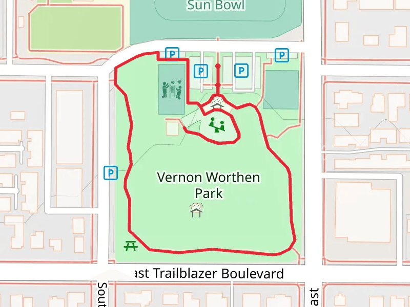 Vernon Worthen Park Loop
