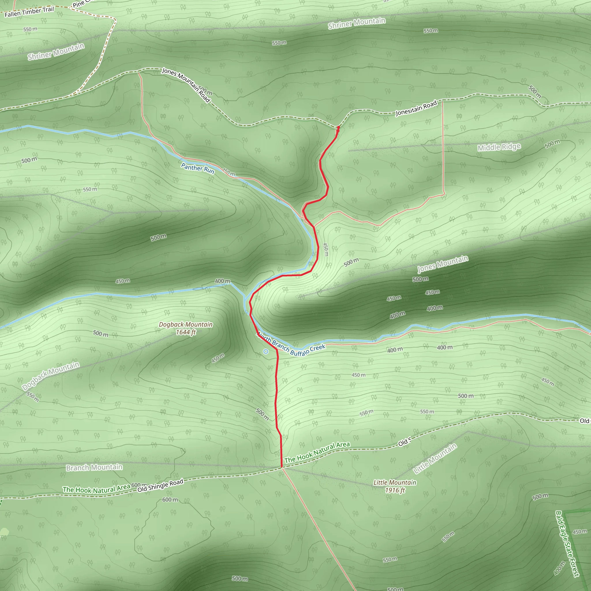 Panther Run mobile static map