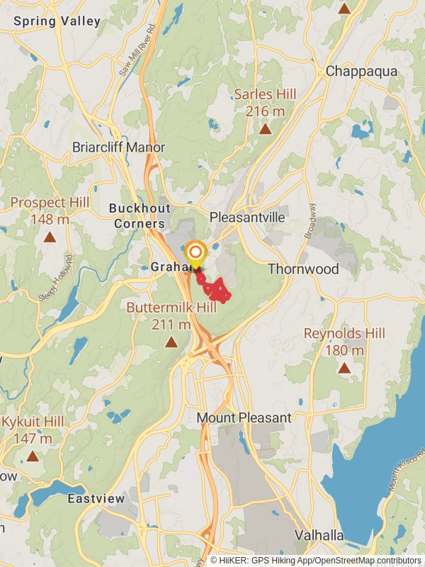 Blue and White Trail - Main Loop mobile static map