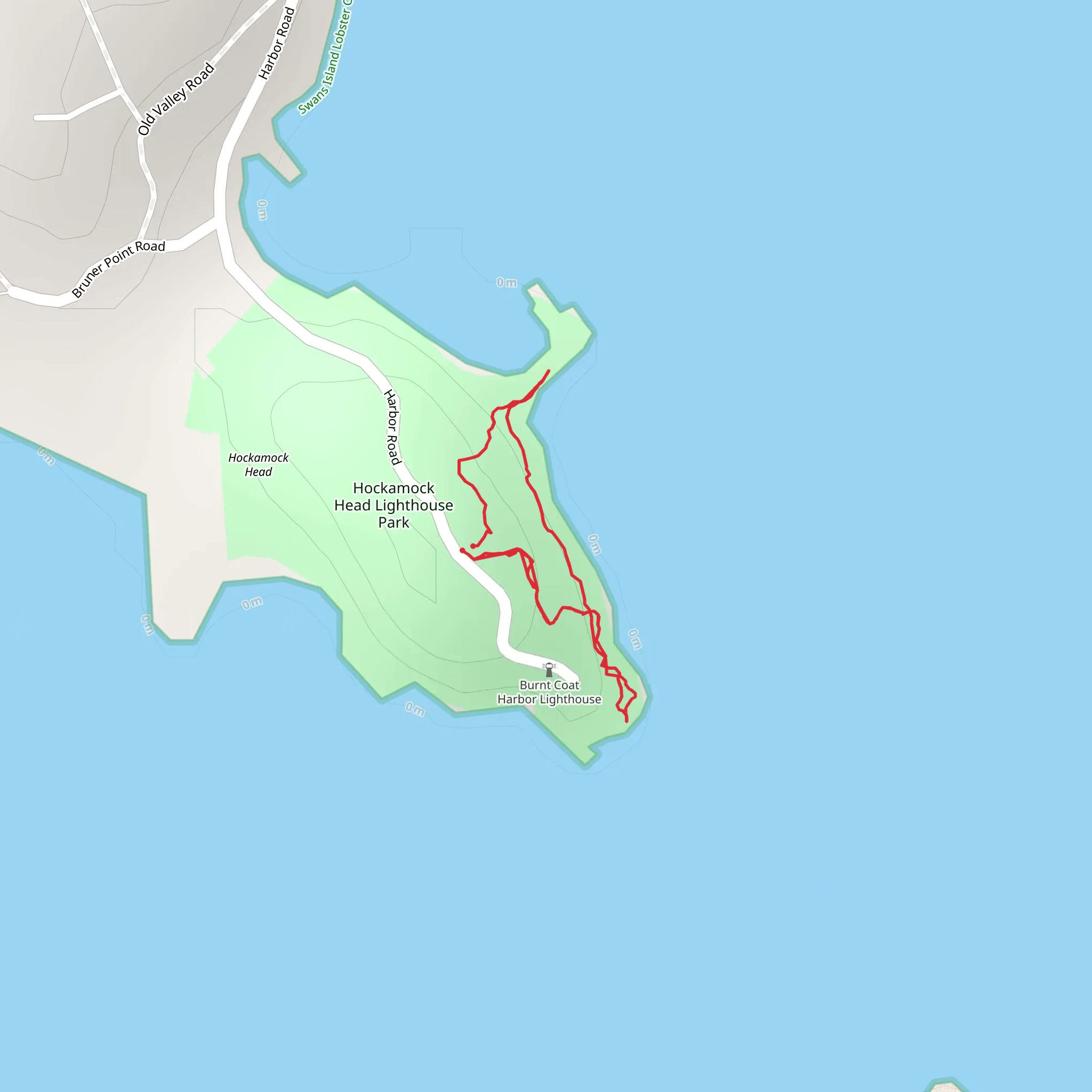 Lighthouse Park Loop mobile static map