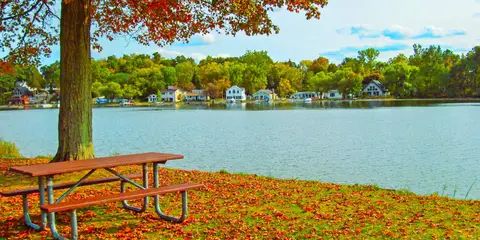 An image depicting the trail Waterloo-pickney Trail and its surrounding area.