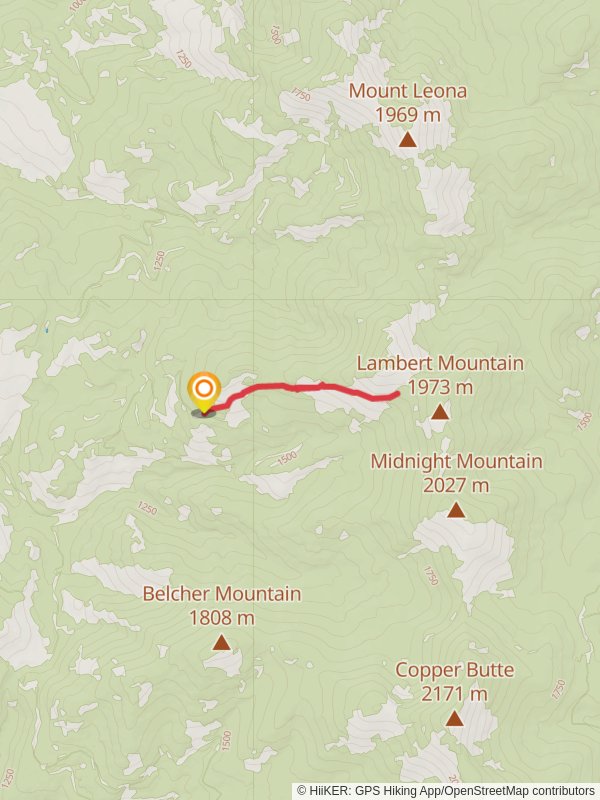 Lambert Trail mobile static map