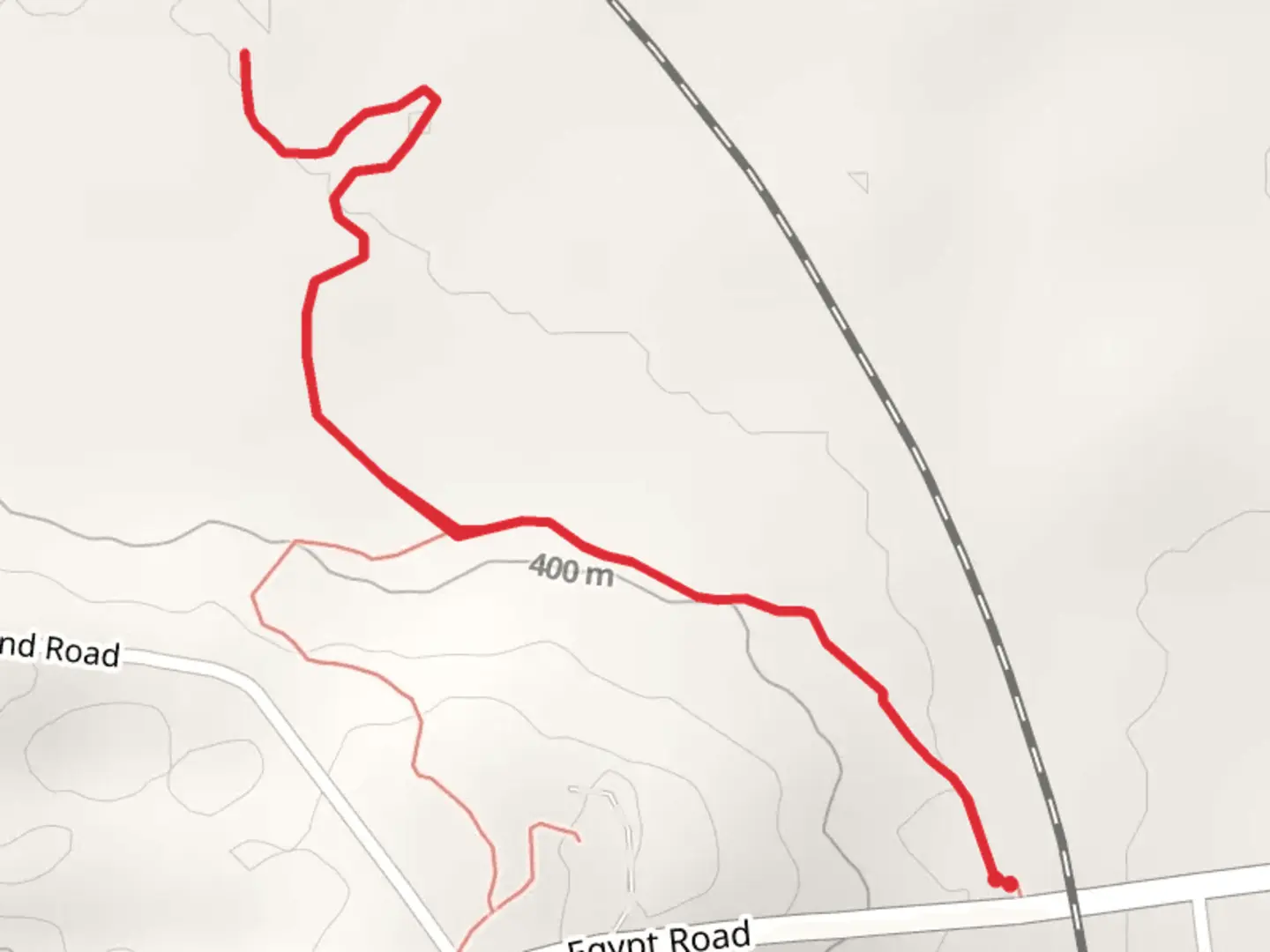 An image depicting the trail Alder Creek Road and its surrounding area.