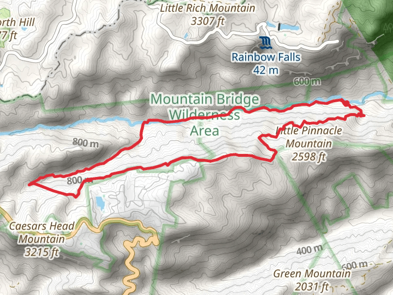 Rim of the Gap and Jones Gap Loop Trail