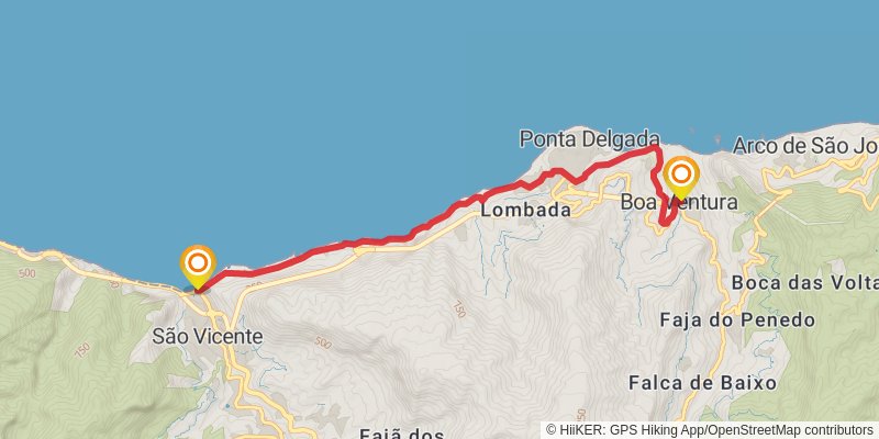 Rota Circula De Madeira stage 10 Map