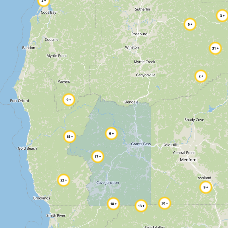 Josephine County Static Map