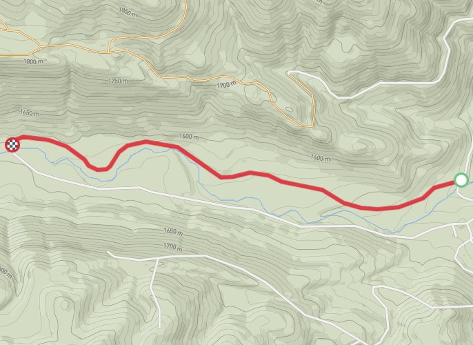 Sand Flats mobile static map