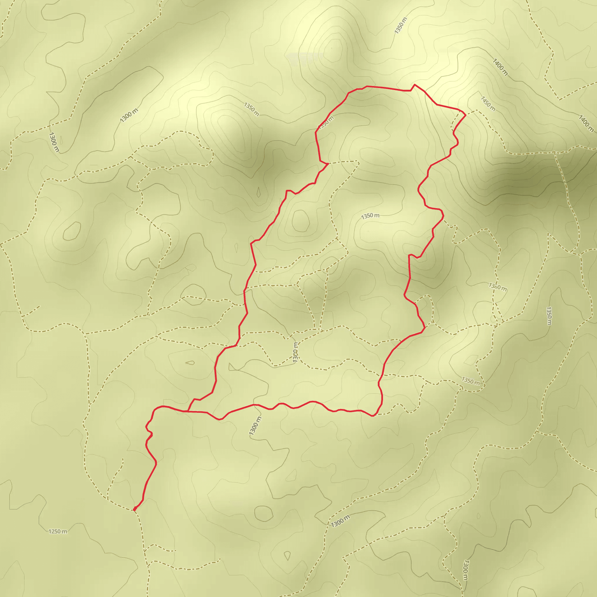 Dona Ana Arch Trail mobile static map