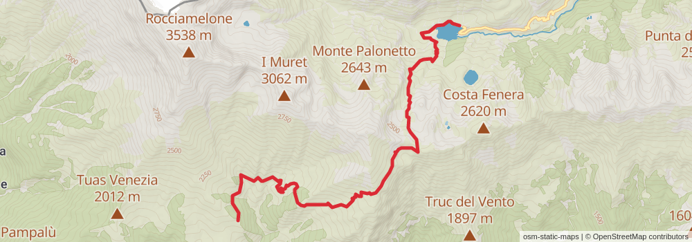 Sentiero Italia - Alps Section stage 152 Map