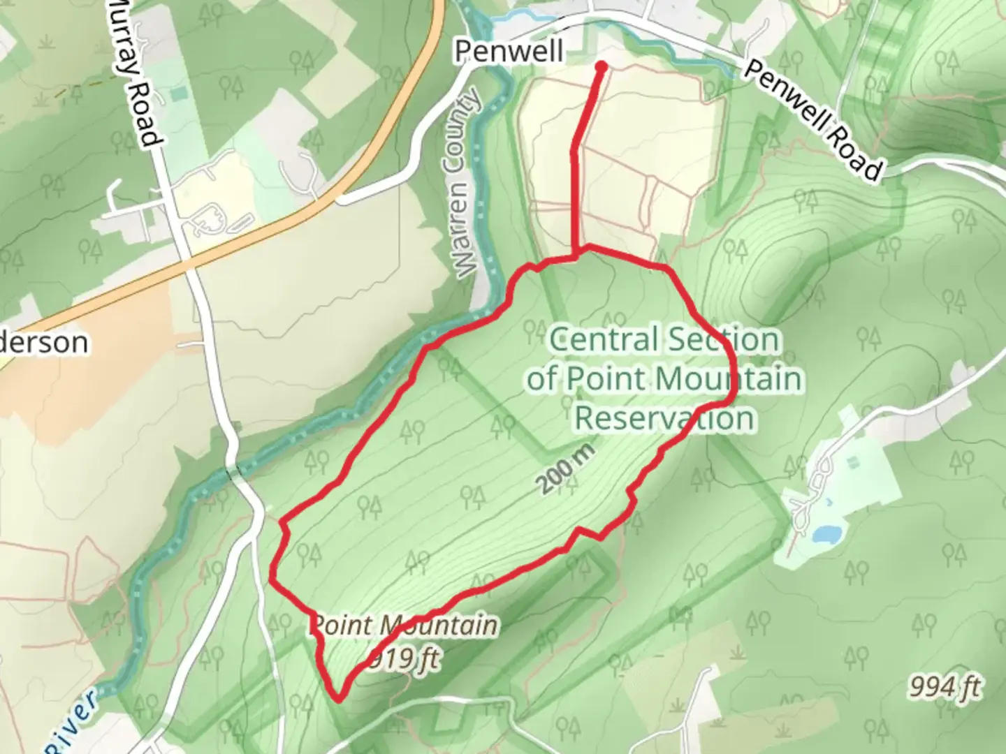 An image depicting the trail Point Mountain via Orange Trail and its surrounding area.