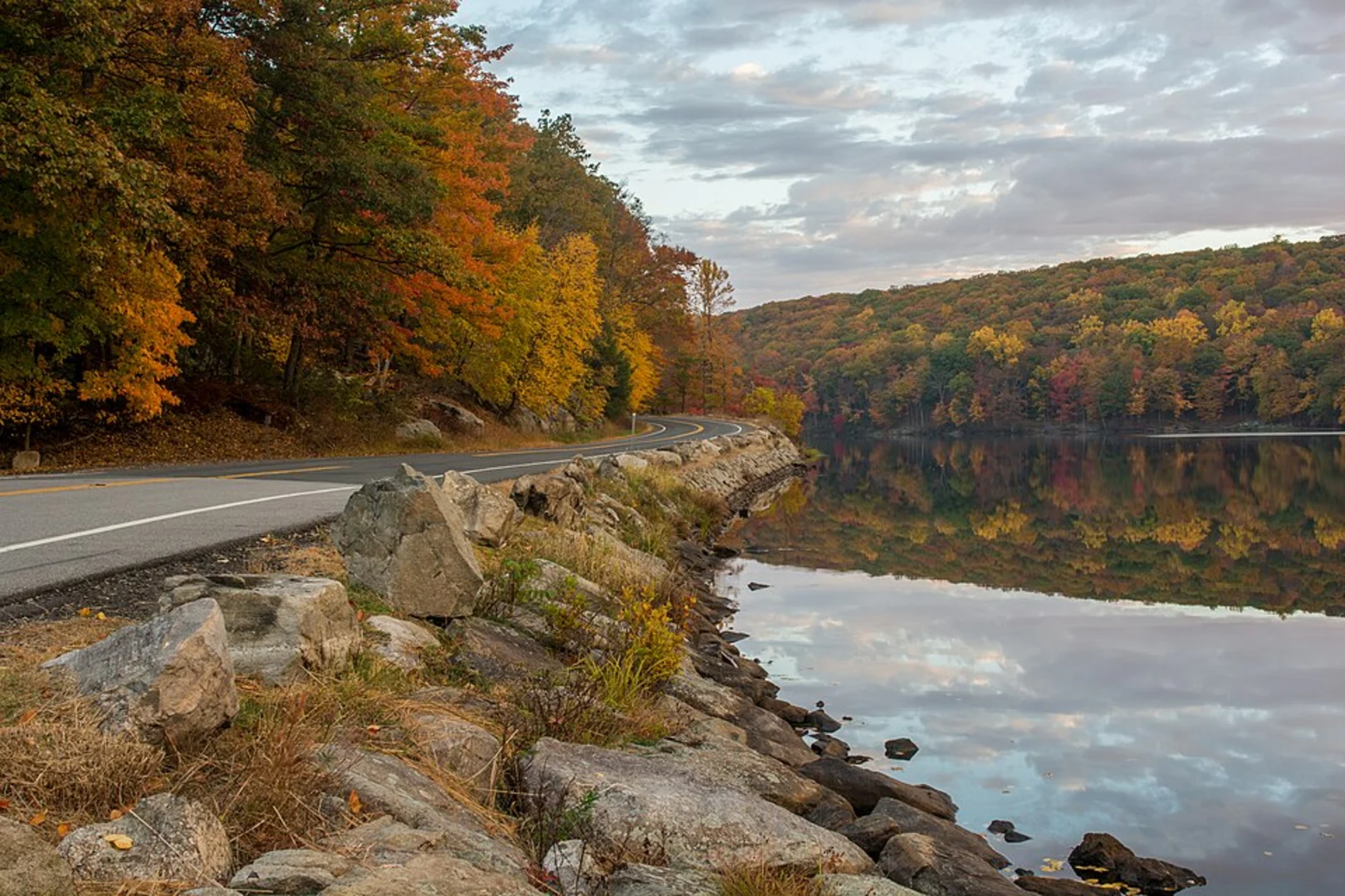 An image depicting the trail Pine Swamp Mountain Loop from Lake Askoti and its surrounding area.