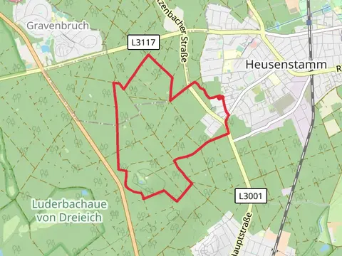 Hoher Berg Loop via Alter Heusenstammer Weg