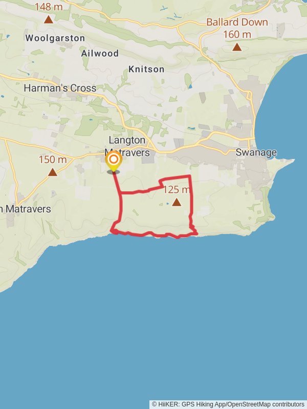 Dancing Ledge and Langton Matravers Walk Dorset England