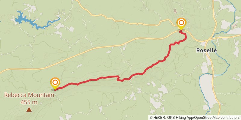 Pinhoti Trail stage 4 Map