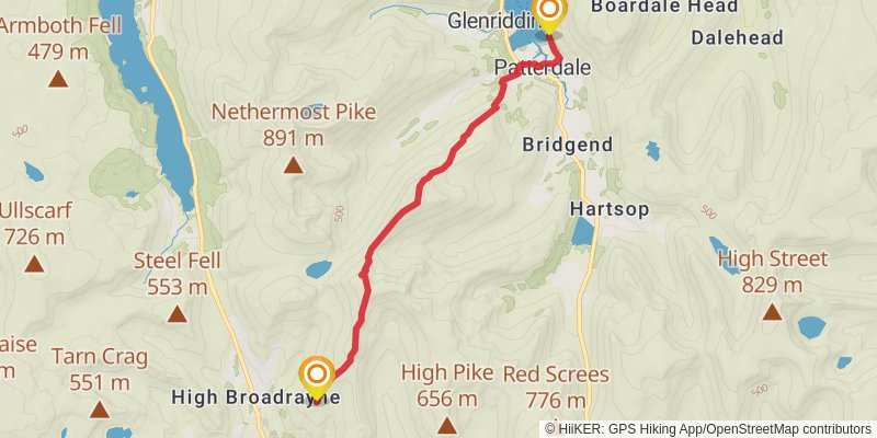 Alternative Coast to Coast stage 6 Map