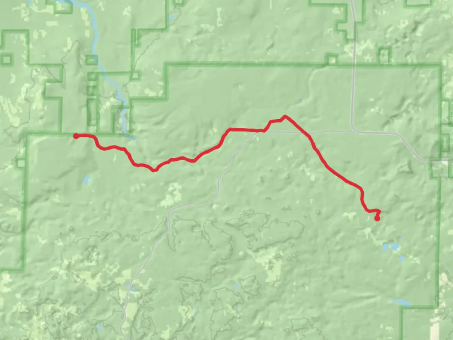An image depicting the trail Lenewee Trail and its surrounding area.