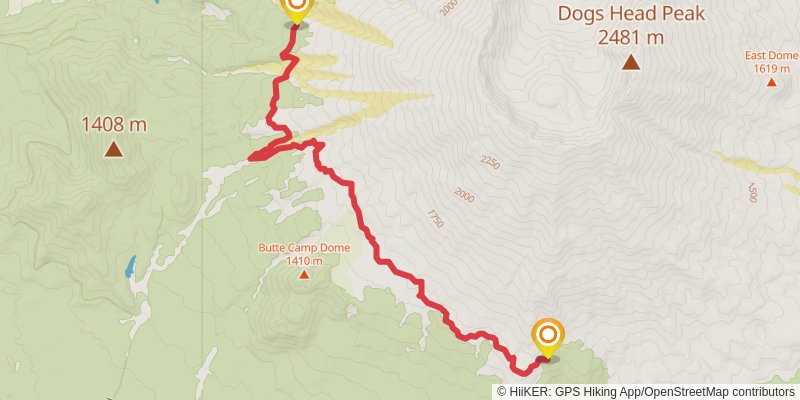 Mount St Helens Area Loops stage 4 Map