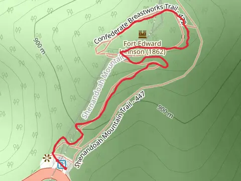 Confederate Breastworks Trail