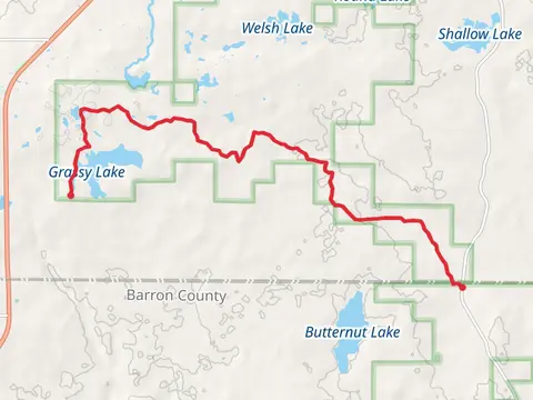 Ice Age Trail to Grassy Lake