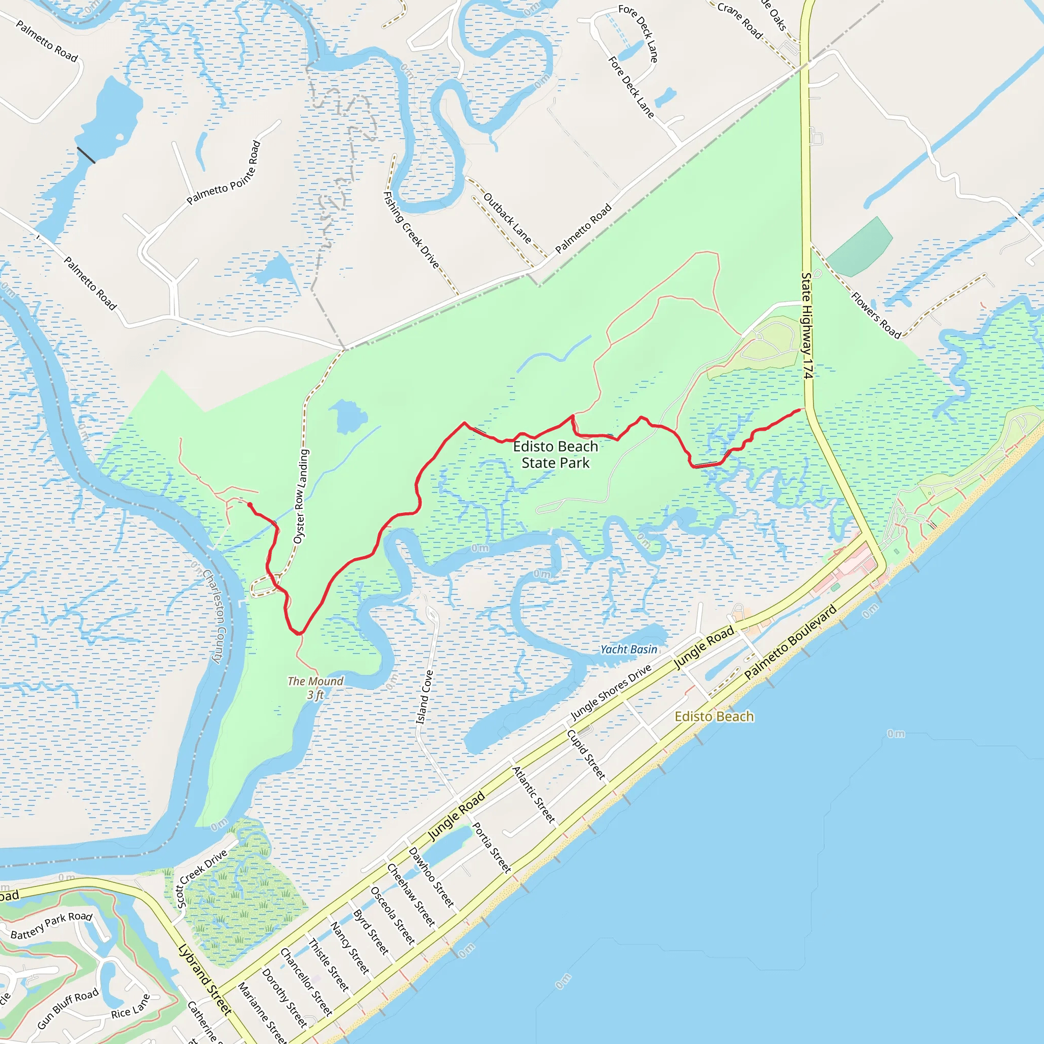 Big Bay Trail - Yellow mobile static map