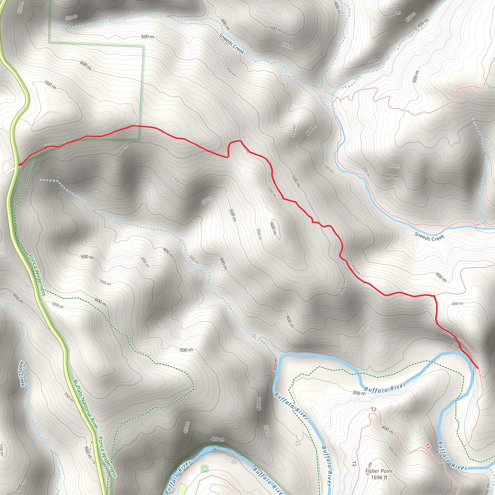 Centerpoint Trail mobile static map