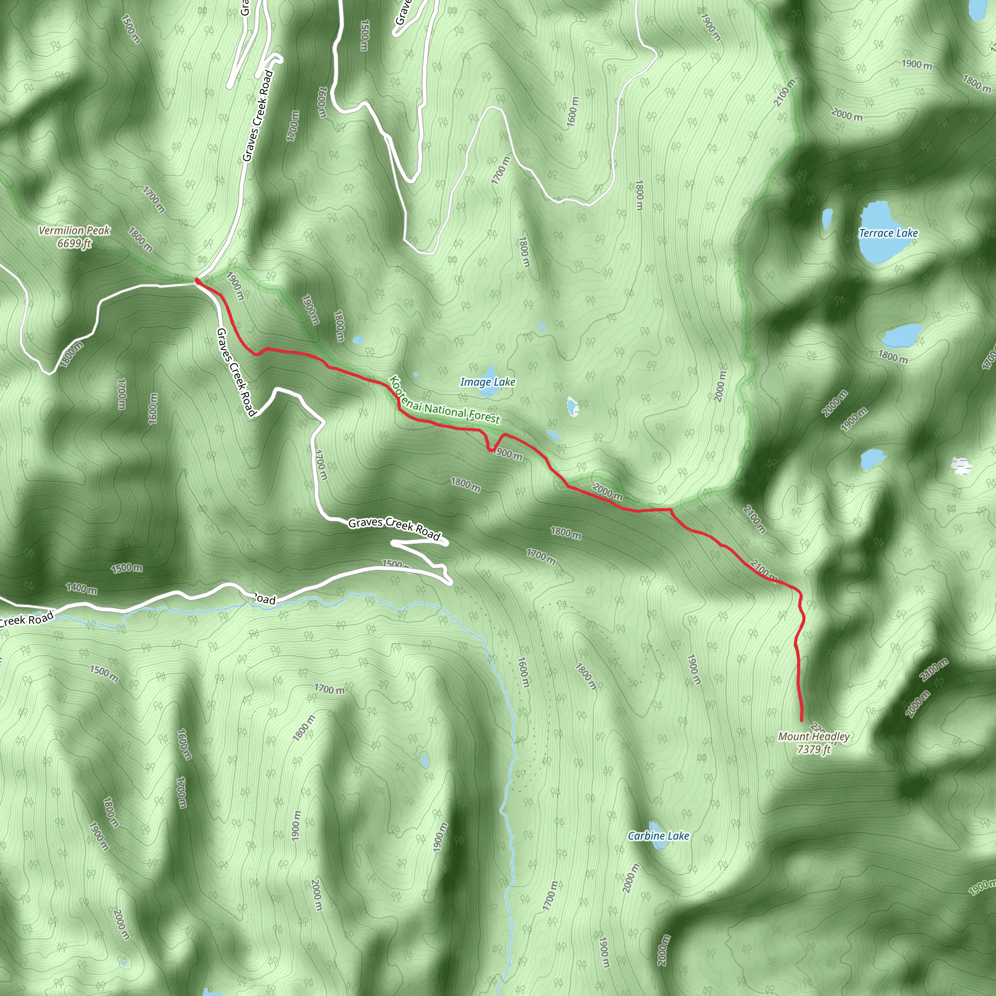Vermilion - Headley Trail mobile static map