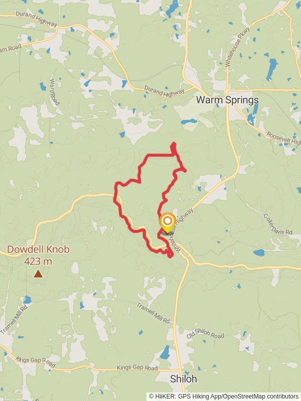 Pine Mountain Trail and White Candle Trail Loop