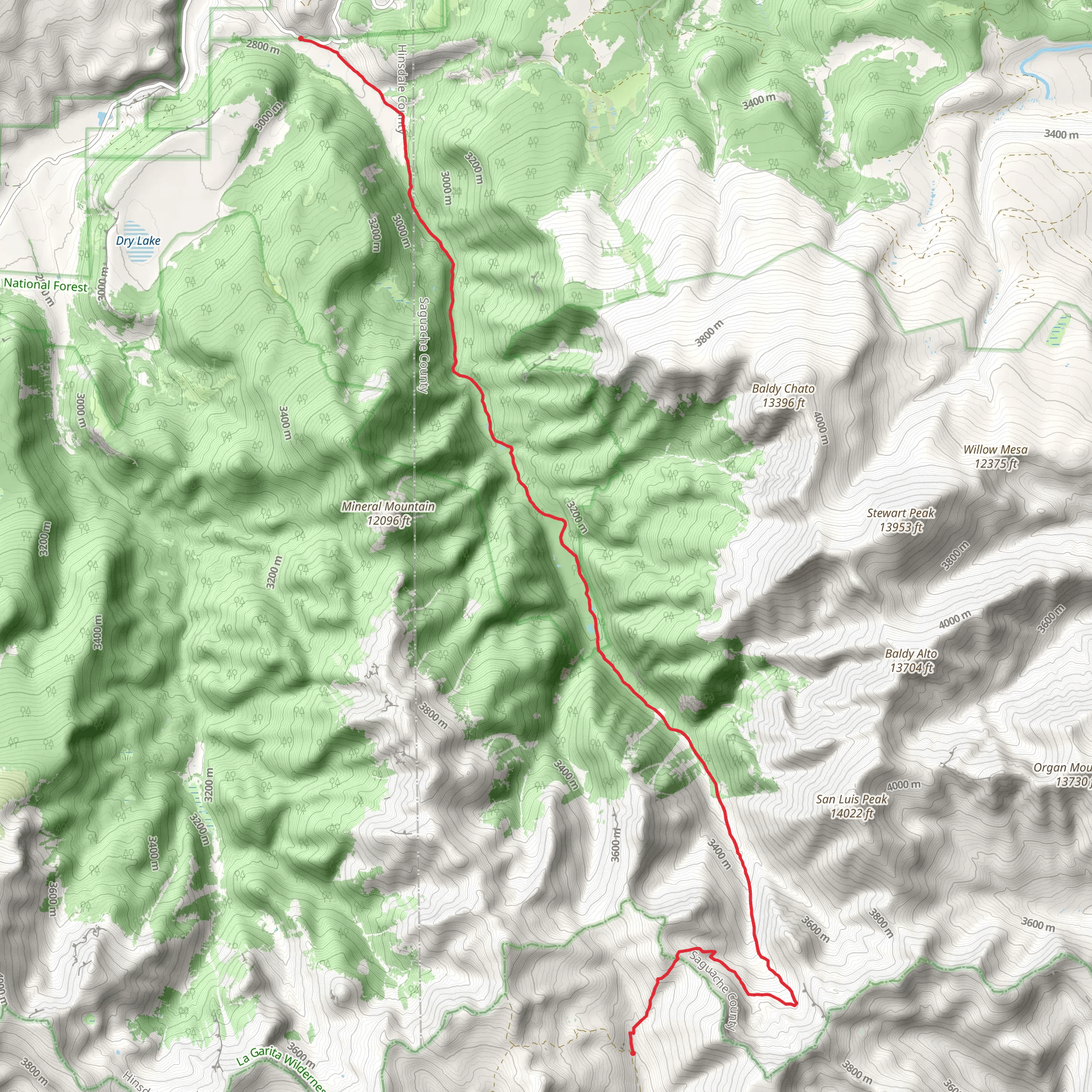 Bonholder Trail mobile static map