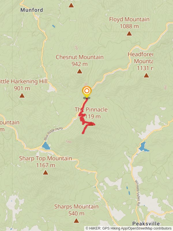 The Pinnacle and Flat Top Mountain Trail