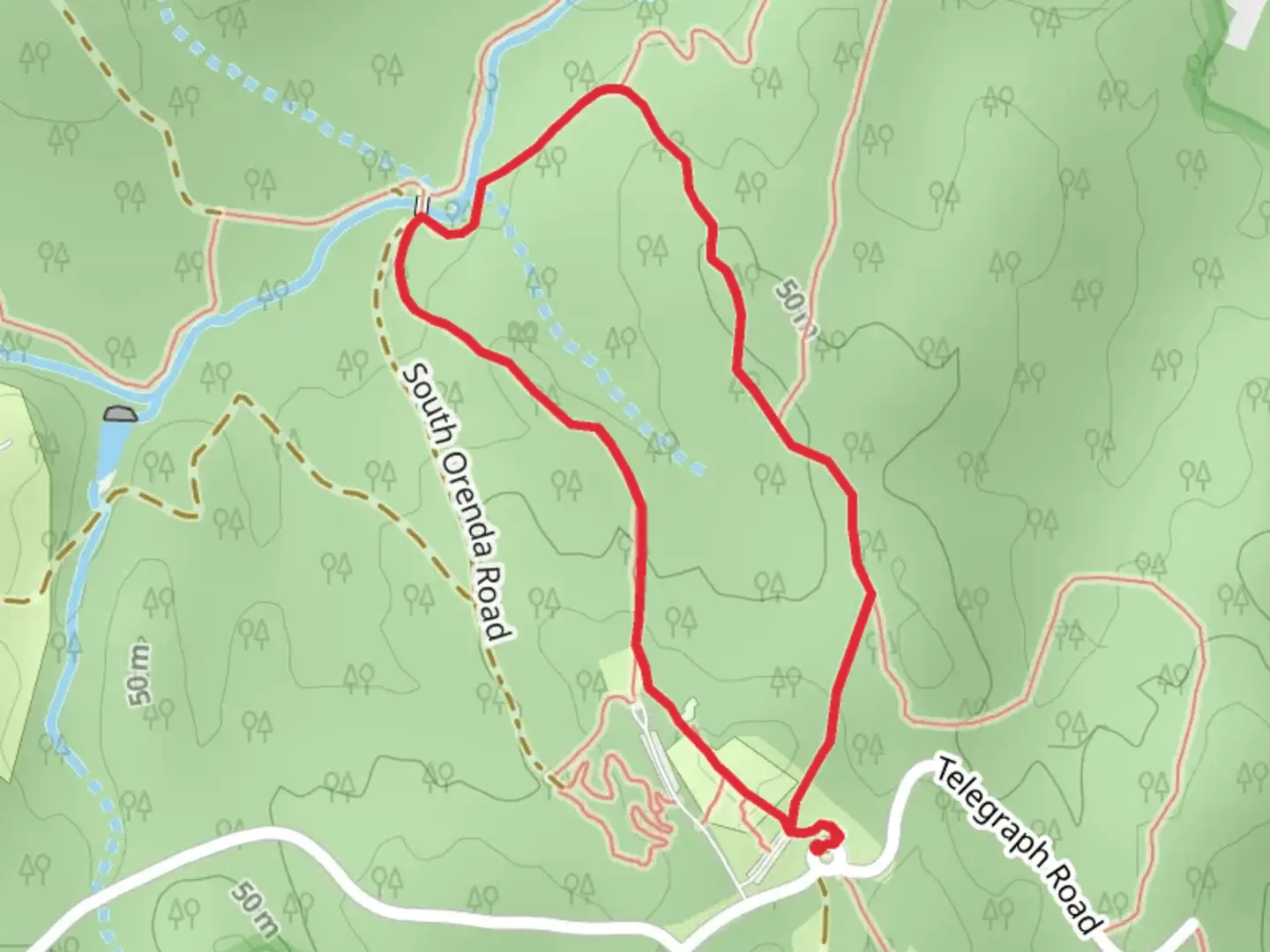 An image depicting the trail Laurel Loop Trail and its surrounding area.