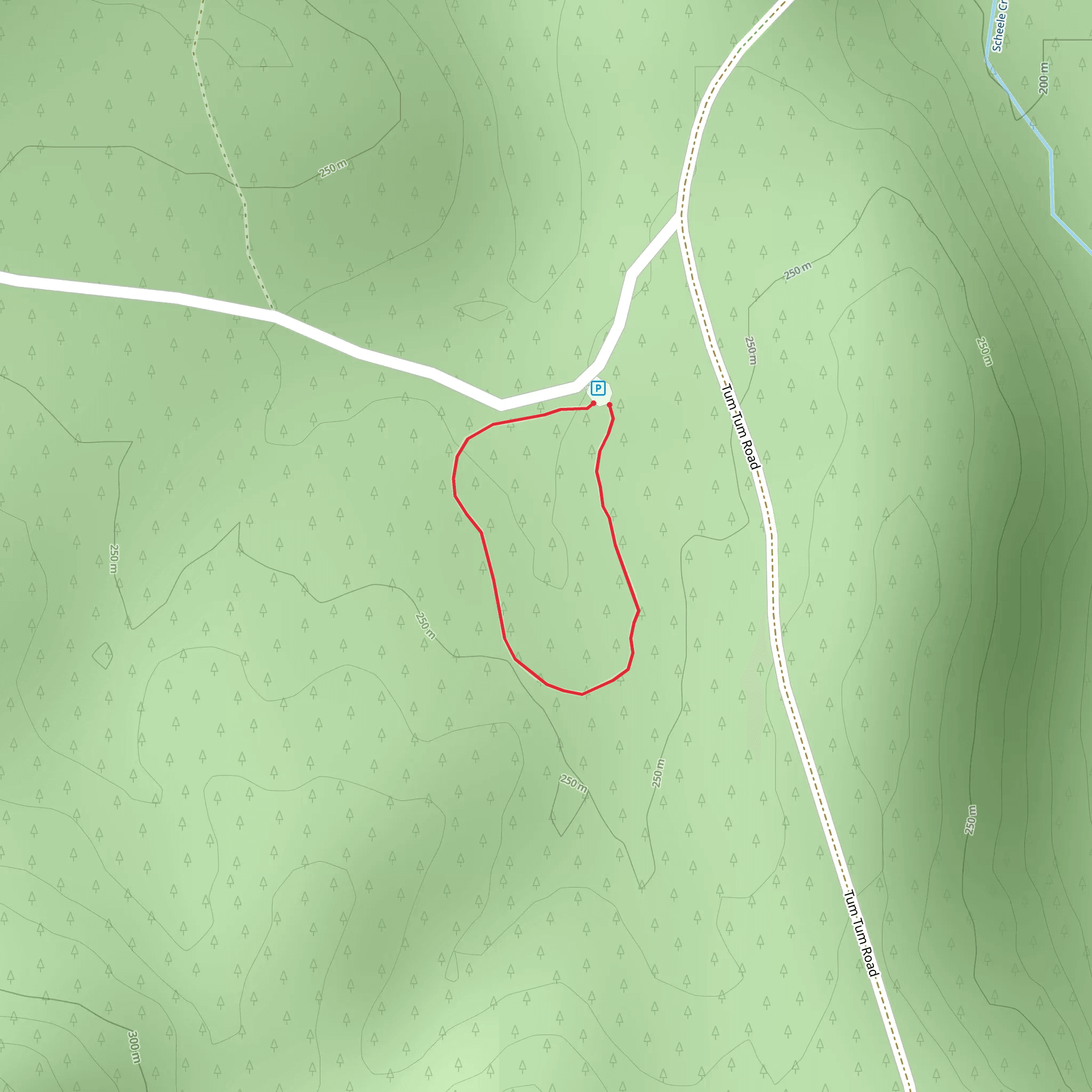 Tum Tum Road Loop mobile static map