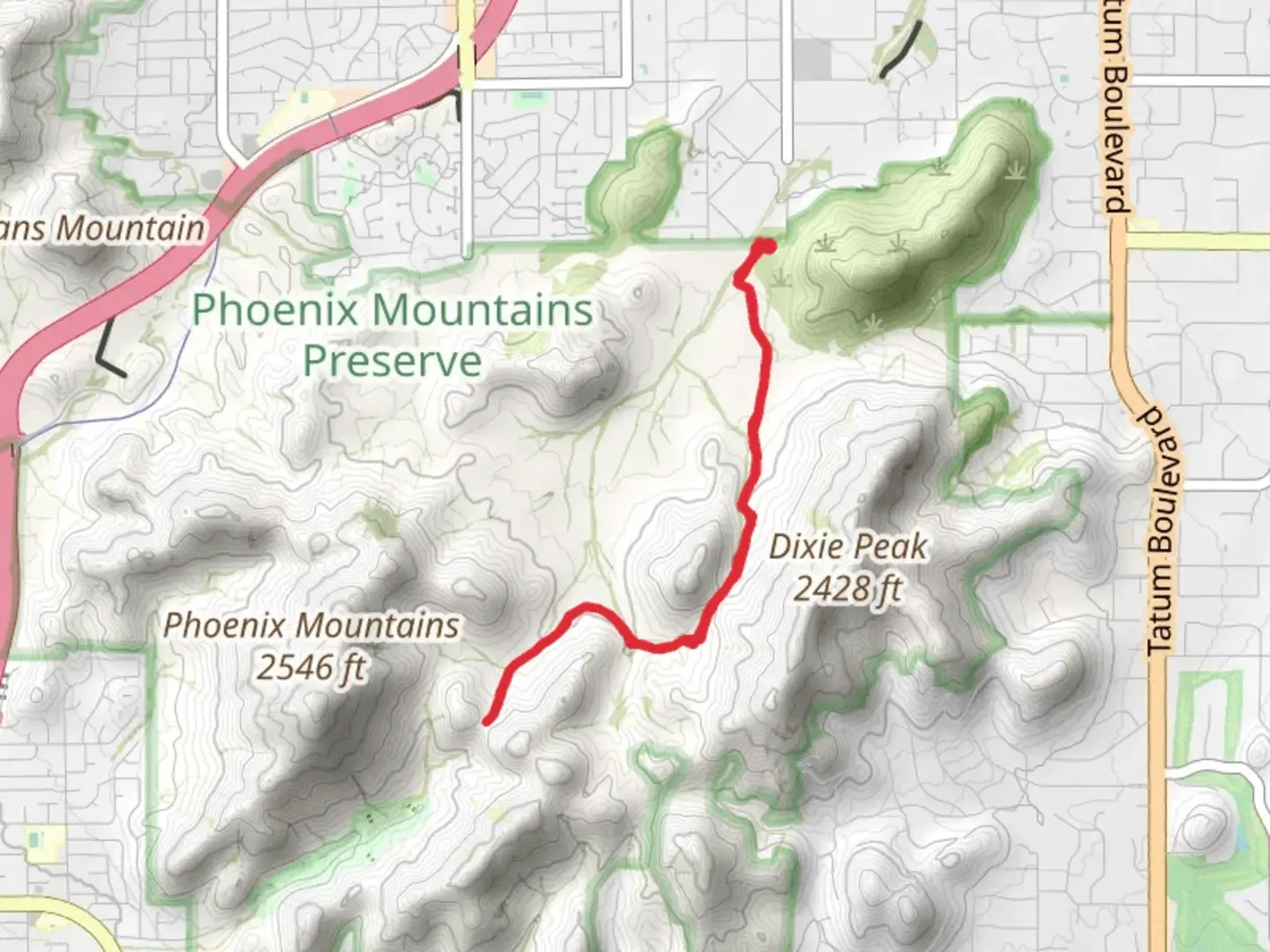 An image depicting the trail L V Yates Trail and its surrounding area.
