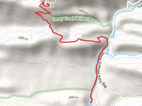 Caney Creek-Tall Peak Trail