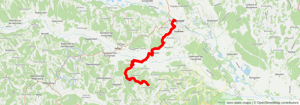 Fürstenfelder Wasser - Wein - Wanderweg stage 2 Map