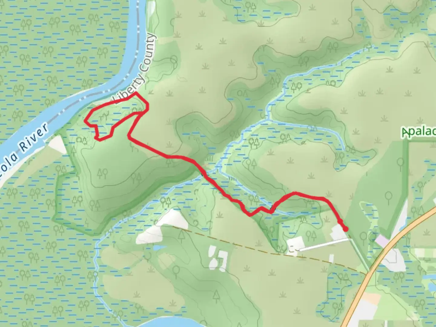 An image depicting the trail Garden of Eden Trail and its surrounding area.