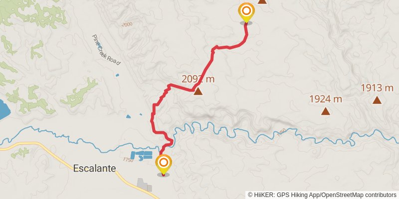 Boulder Mail Trail stage 2 Map