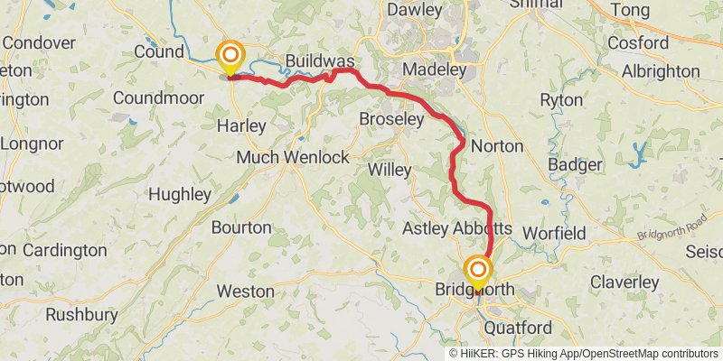 Severn Way stage 8 Map