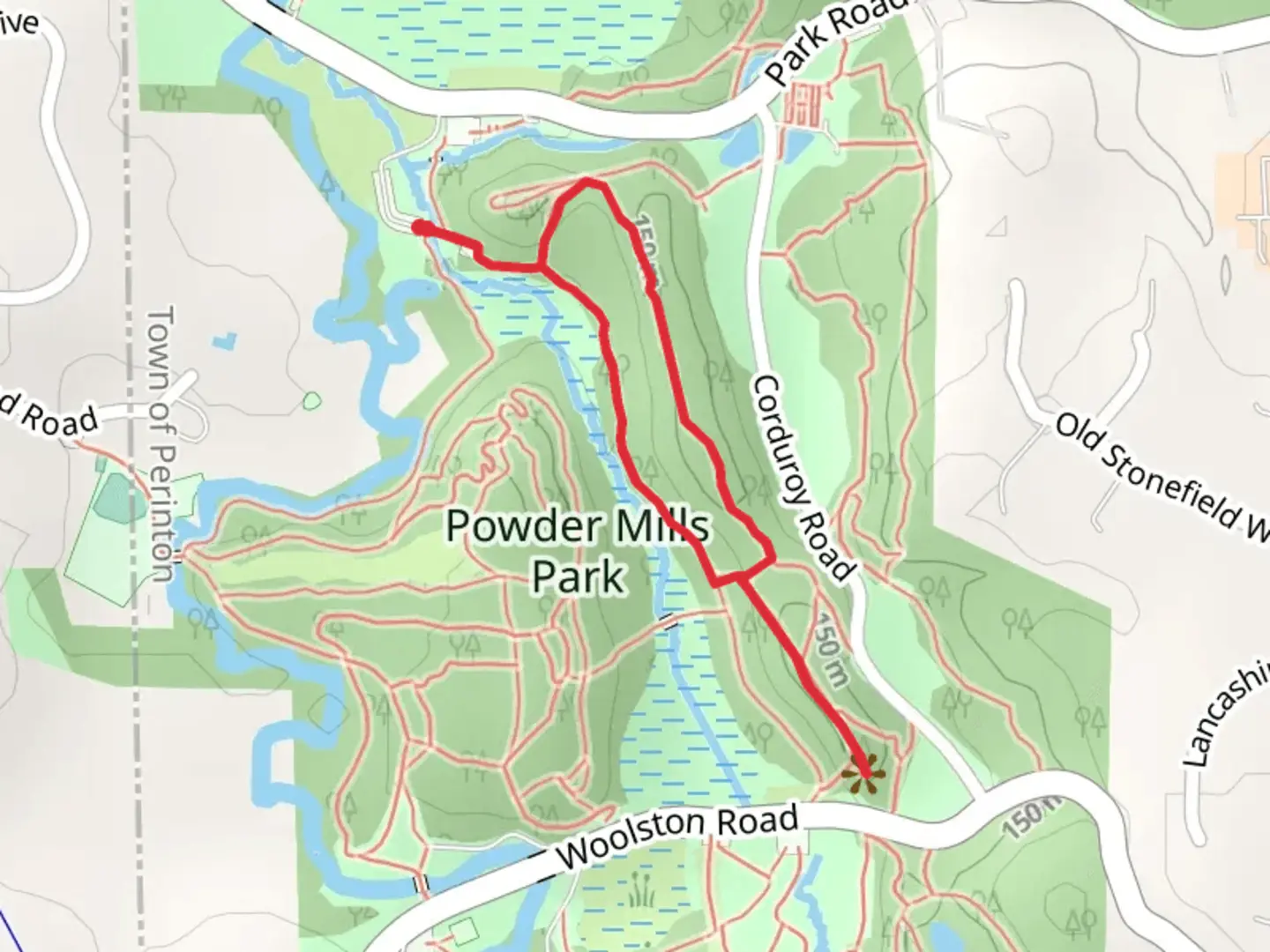 An image depicting the trail Trillium Trail and its surrounding area.