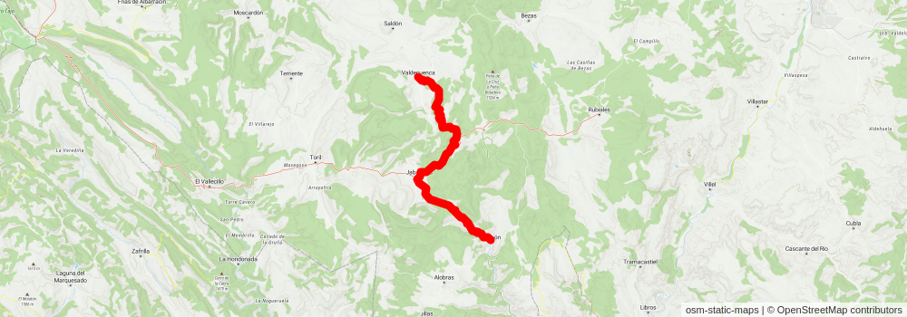 Albarracin - Tormon PR TE 005a stage 2 Map