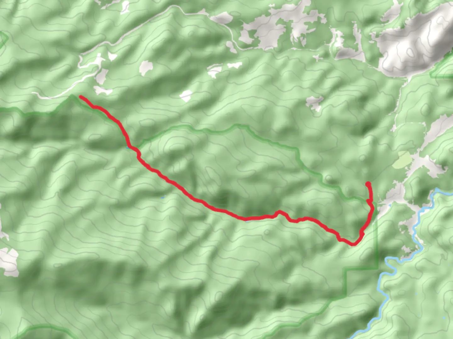 An image depicting the trail Little Beaver Trail and its surrounding area.