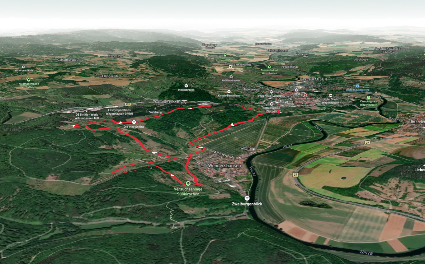 Die Vier Steine via Kirschwanderweg