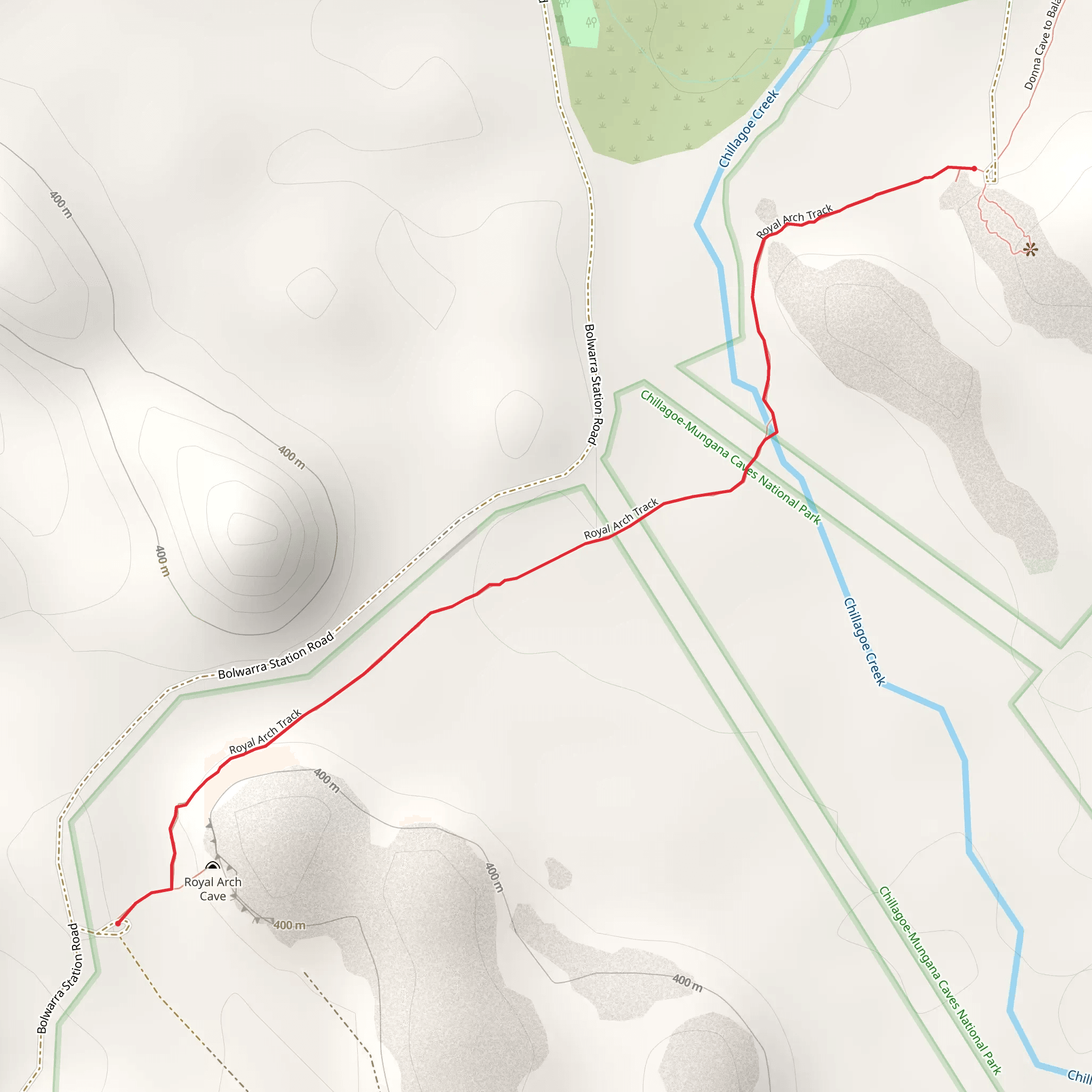 Royal Arch Track mobile static map