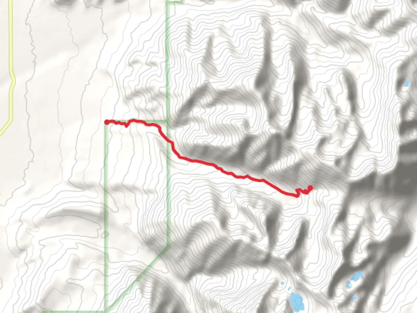 An image depicting the trail South Fork Deep Creek Trail - Short and its surrounding area.