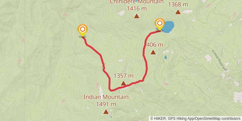 Mark O Hatfield Trail alt 1 Map