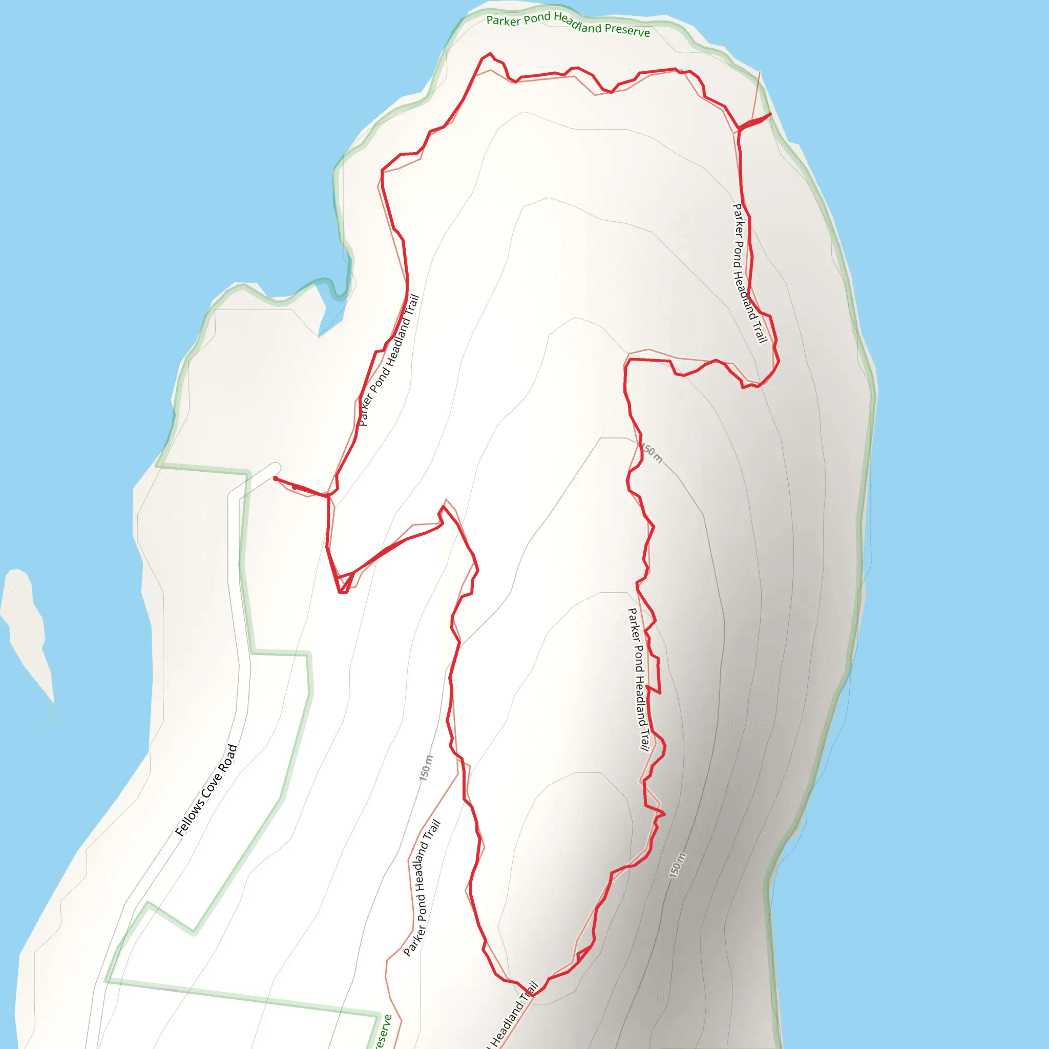 Fellows Farm Road Loop mobile static map