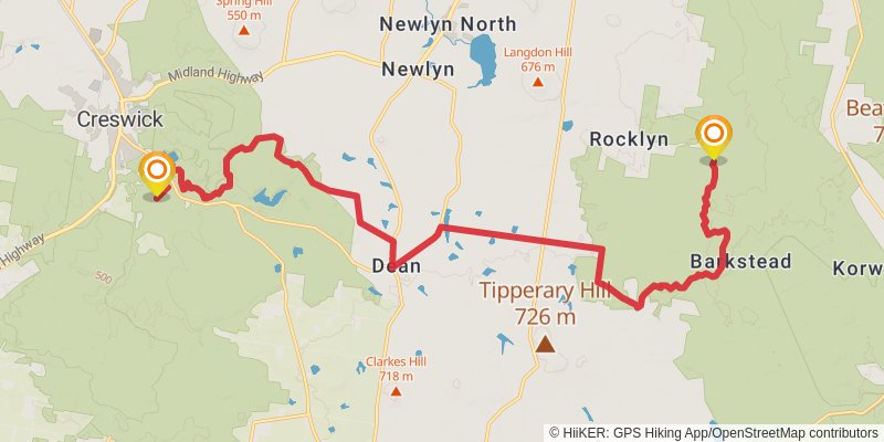 The Wallaby Track stage 3 Map