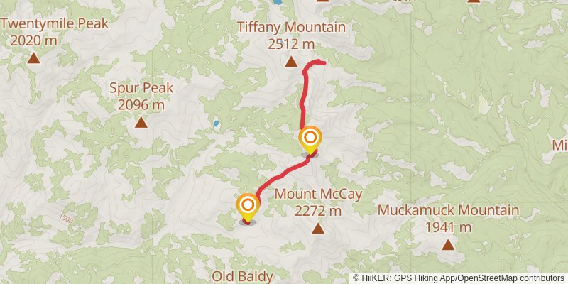 North Summit Trail stage 2 Map