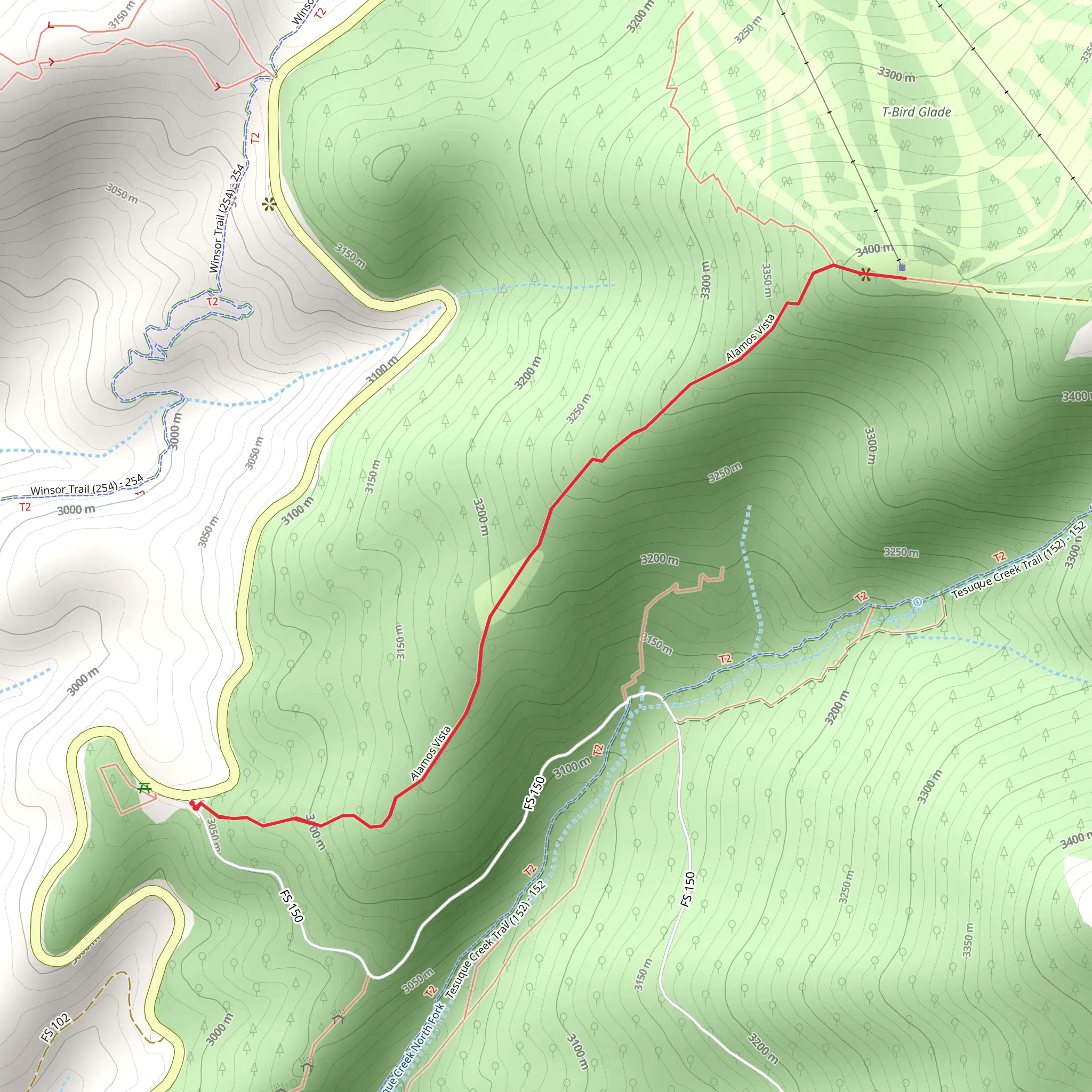 Alamos Vista mobile static map