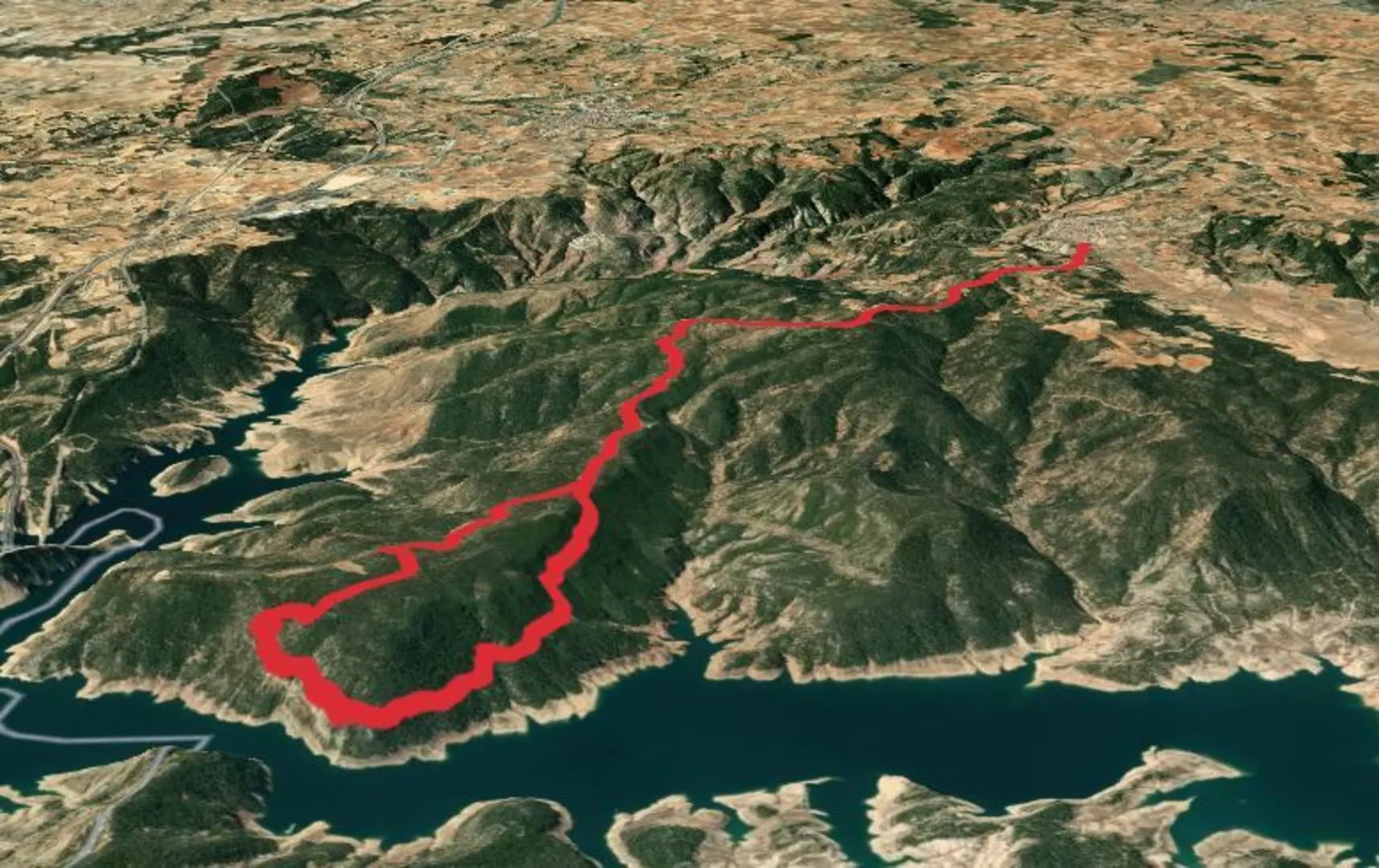 An image depicting the trail Pajazo Trail PR CU 57 and its surrounding area.