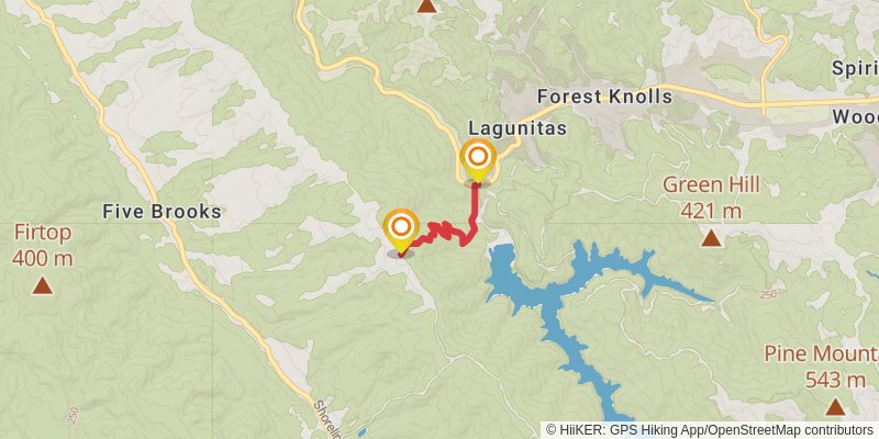Bay Area Ridge Trail alt 4 Map